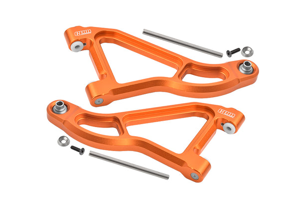 Traxxas Unlimited Desert Racer 4X4 (#85076-4) Aluminum Front Upper Suspension Arm - 1Pr Set Orange