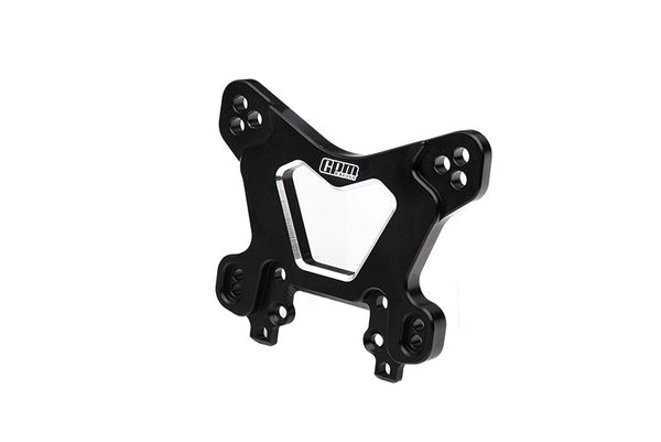Aluminum 7075 Alloy Front Damper Plate For LOSI 1/8 8IGHT-XE 4X4 Sensored Brushless Racing Buggy RTR-LOS04018 Upgrade Parts - Black
