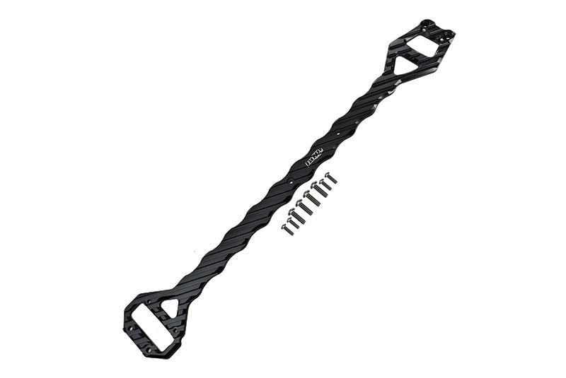 Traxxas XO-01 Supercar Aluminum Sub-Chassis (5mm Thickness) - 1Pc Set Black