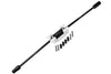 4140 Medium Carbon Steel Center Driveshaft Set For Traxxas 1/5 XRT 8S Monster Truck Upgrades - Black