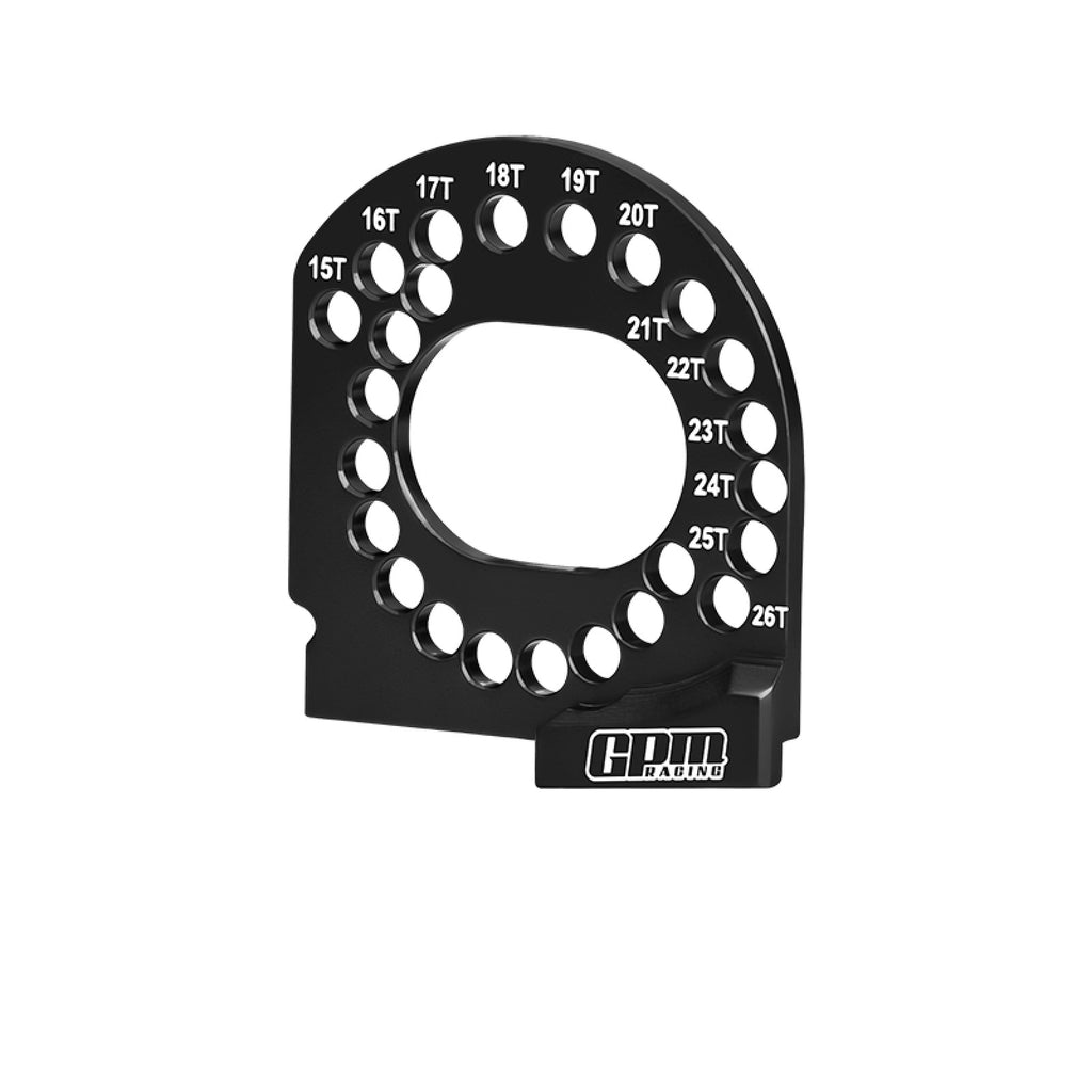Aluminum 7075 Alloy Motor Plate 15T-26T For Traxxas Mini XRT VXL 3S / Mini Rally / 1:16 Slash 4X4 /1:16 Maxx Monster Truck Upgrades - Black