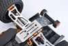 Stainless Steel Bearing Wheelie Bar For Traxxas 1:16 Mini Maxx / Mini XRT 3S Monster Truck Upgrades - Silver
