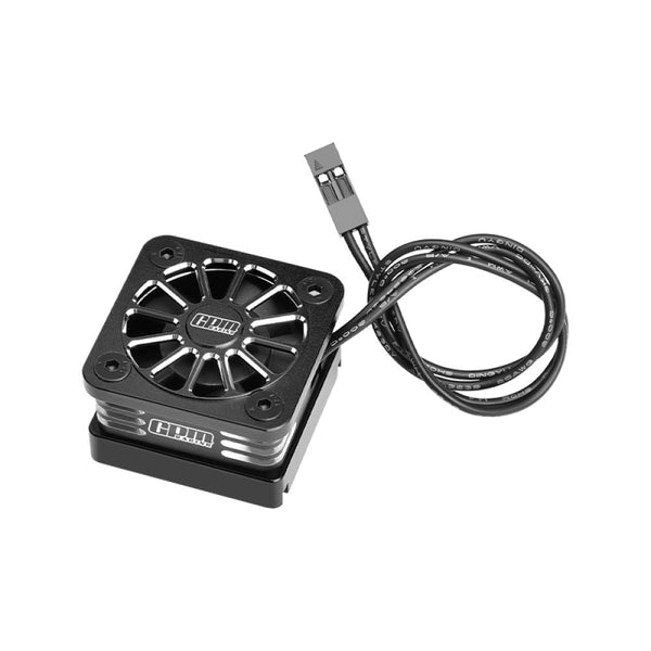Aluminum 6061-T6 Alloy Esc High Speed Cooling Fan 20000 RPM (BL-2S: 3383 and Velineon VXL-3S: 3355R) For Traxxas 1:16 Mini XRT / Mini Maxx / 1:8 Jato 4X4 / 1:10 Slash Mudboss / Ford Fiesta ST Rally - Black