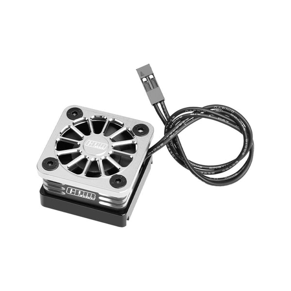 Aluminum 6061-T6 Alloy Esc High Speed Cooling Fan 20000 RPM (BL-2S: 3383 and Velineon VXL-3S: 3355R) For Traxxas 1:16 Mini XRT / Mini Maxx / 1:8 Jato 4X4 / 1:10 Slash Mudboss / Ford Fiesta ST Rally - Silver