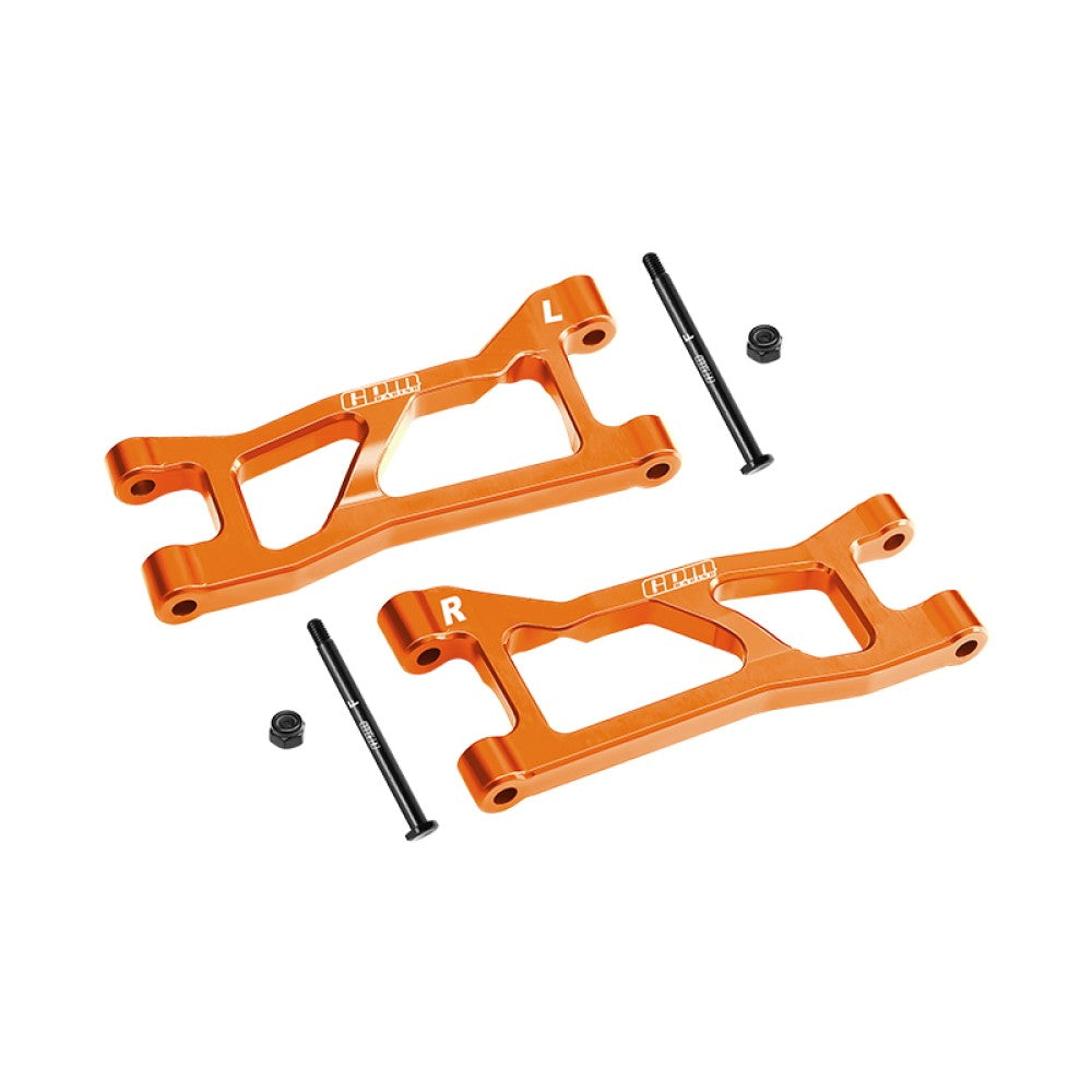 Aluminum 7075 Alloy Front Upper Suspension Arms For Traxxas 1/16 Mini XRT VXL-3S 108076-1 Monster Truck Upgrades - Orange