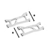 Aluminum 7075 Alloy Front Upper Suspension Arms For Traxxas 1/16 Mini XRT VXL-3S 108076-1 Monster Truck Upgrades - Silver