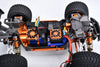 Aluminum 7075 Front Lower Suspension Arms For Traxxas 1/16 Mini XRT VXL-3S 108076-1 Monster Truck Upgrades - Orange