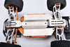 Aluminum 7075 Front Lower Suspension Arms For Traxxas 1/16 Mini XRT VXL-3S 108076-1 Monster Truck Upgrades - Orange