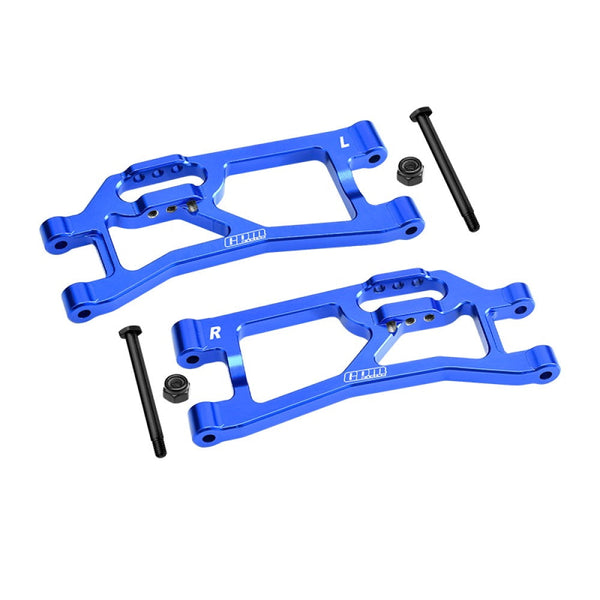 Aluminum 7075 Alloy Rear Lower Suspension Arms For Traxxas 1/16 Mini XRT VXL-3S 108076-1 Monster Truck Upgrades - Blue