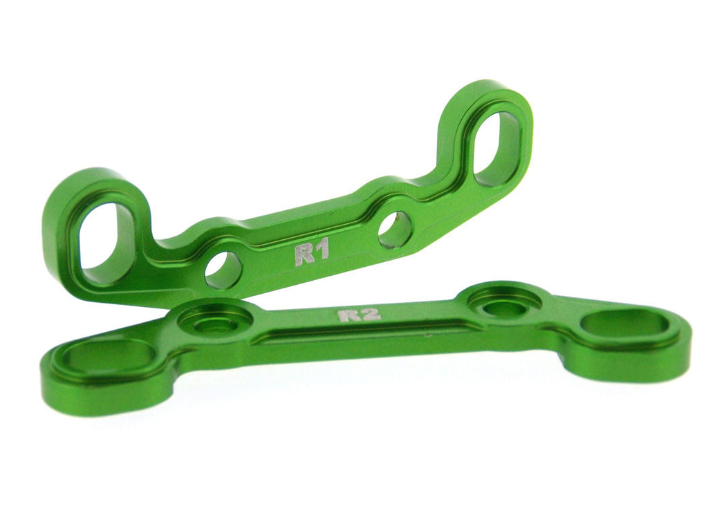 Axial EXO Aluminum Rear Toe Block - 2Pcs Green