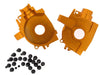 Axial EXO Aluminum Front/Rear Bulkhead - 1Set Gold