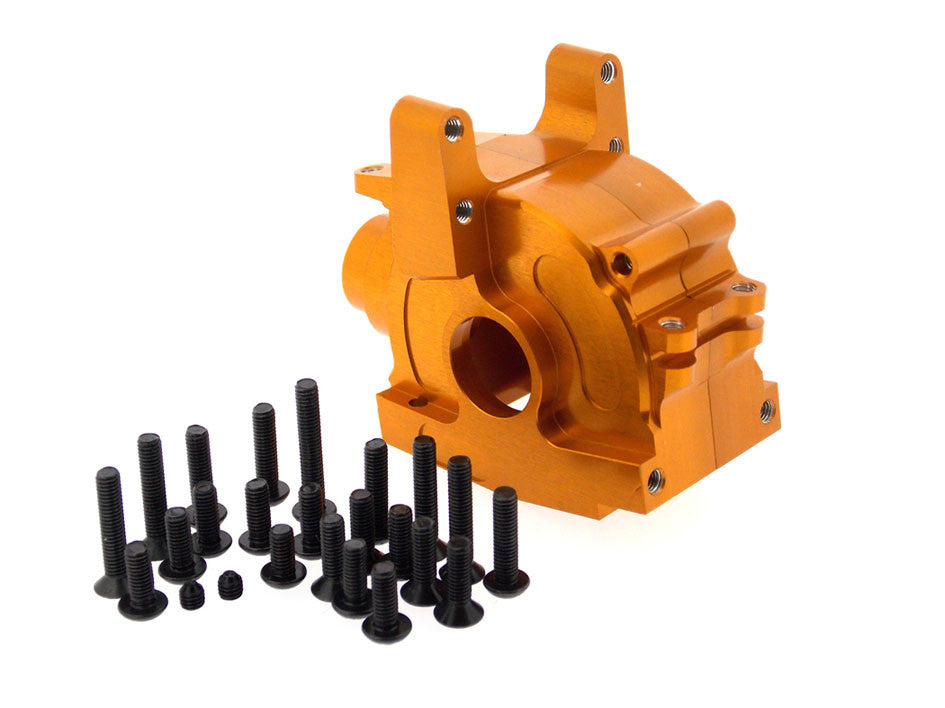 Axial EXO Aluminum Front/Rear Bulkhead - 1Set Gold