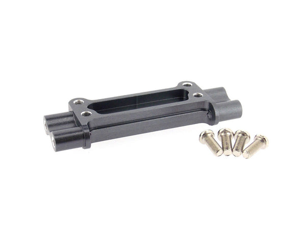 Tamiya Ford F350 High-Lift Aluminum Gear Box Mount-1Pc Set Gray Silver
