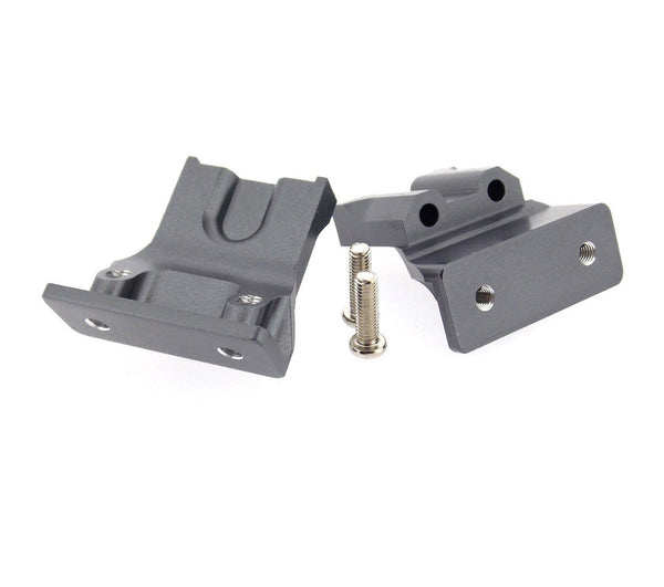 Tamiya Ford F350 High-Lift Aluminum Rear Body Stay - 2Pcs Set Gray Silver