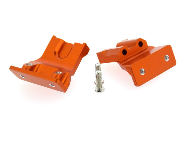 Tamiya Ford F350 High-Lift Aluminum Rear Body Stay - 2Pcs Set Orange