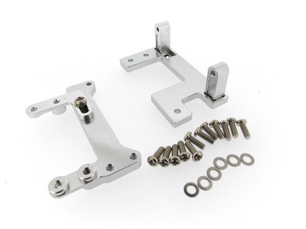 Tamiya Truck Scania R620 Highline Aluminum Servo Mounts - 5Pcs Set Silver