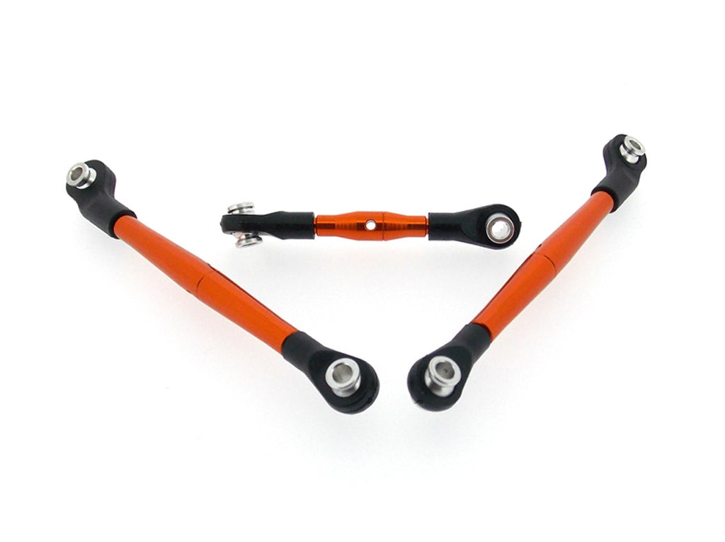 Axial EXO Aluminum Turnbuckle - 3 Pcs Set Orange