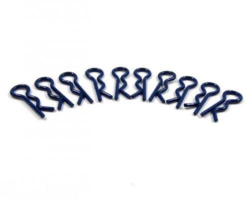 Small Flu Body Clips Set - 10Pcs Blue