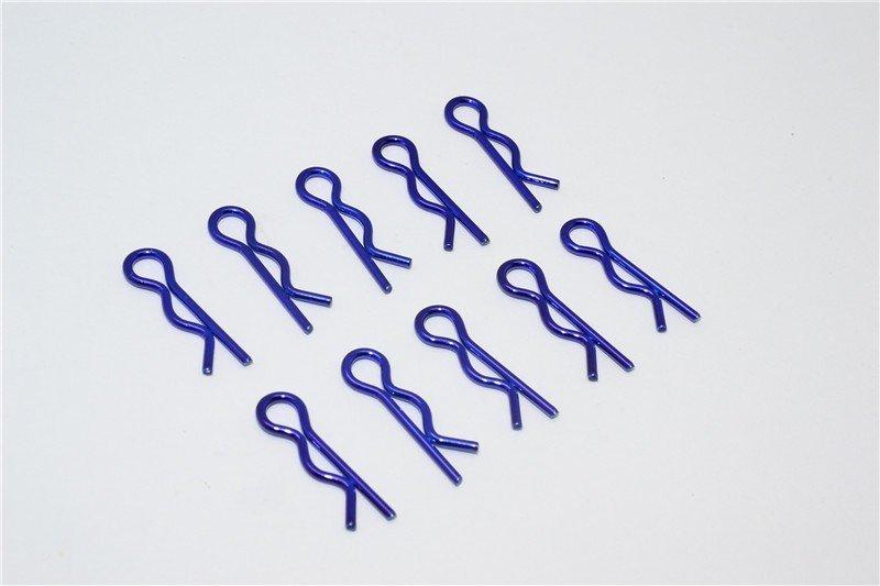 Medium Flu Clip Set - 10Pcs Blue