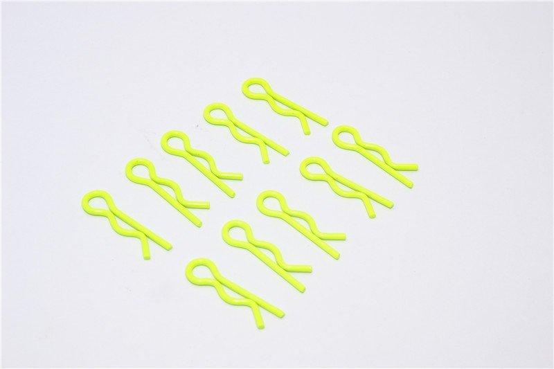 Medium Flu Clip Set - 10Pcs Yellow