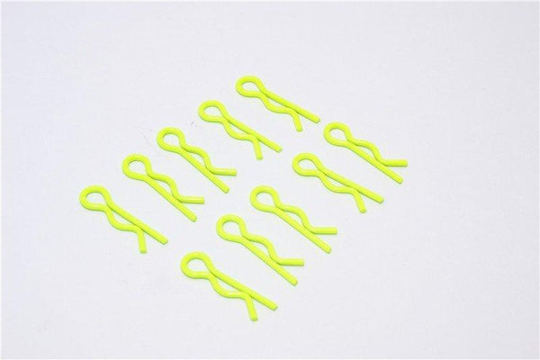 Medium Flu Clip Set - 10Pcs Yellow