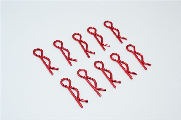 Big Flu Bodu Clip Set - 10Pcs Red