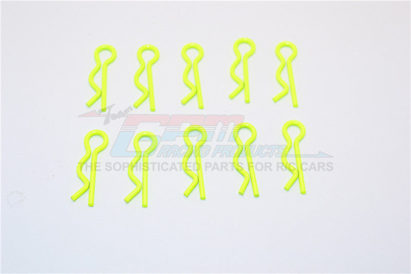 Big Flu Bodu Clip Set - 10Pcs Yellow