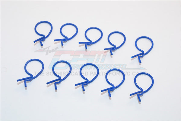 Big Flu Round Clip Set - 10Pcs Blue