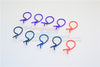 Big Flu Round Clip Set (Mixed Color) - 10Pc