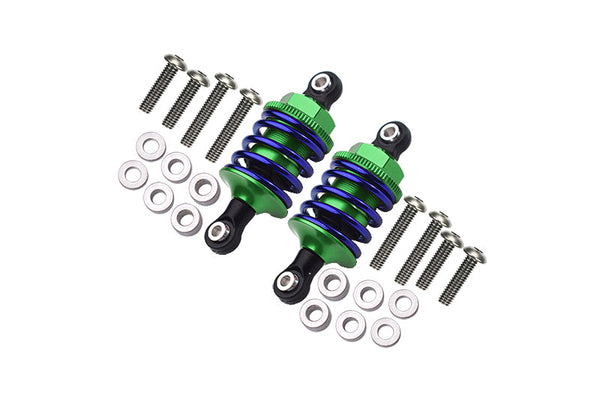 Aluminum Front Or Rear Spring Dampers (47mm) For 1:10 R/C Car Upgrade Parts - Green