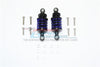 Aluminum Front Or Rear Spring Dampers (50mm) For 1:10 R/C Cars - 1Pr Set Black