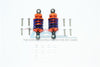 Aluminum Front Or Rear Spring Dampers (50mm) For 1:10 R/C Cars - 1Pr Set Orange