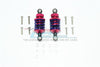 Aluminum Front Or Rear Spring Dampers (50mm) For 1:10 R/C Cars - 1Pr Set Red