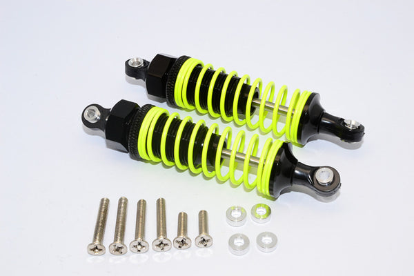 1/10 Touring - Plastic Ball Top Damper (75mm) With Washers & Screws - 1Pr Set Black - JTeamhobbies