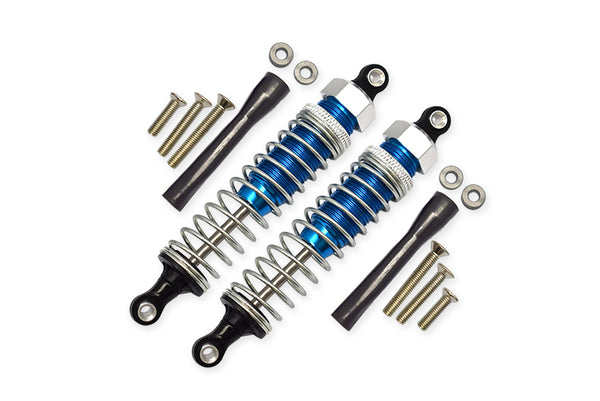 Off Road - Plastic Ball Top Damper  (90mm) With Dust-Proof Black Plastic  Cover & Washers & Screws - 1Pr Set Blue