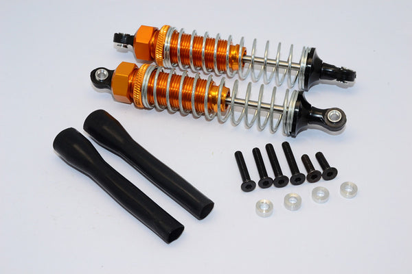 Off Road - Plastic Ball Top Damper (90mm) With Dust-Proof Black Plastic Cover & Washers & Screws - 1Pr Set Gold