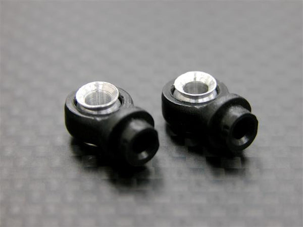 Nylon Small Ball Ends For ADP/DP 100mm Dampers (D5.8mm) With Balls - 2Prs Black