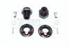 Aluminum Front Wheel Hex Adaptors 8mm - 1 Set Brown