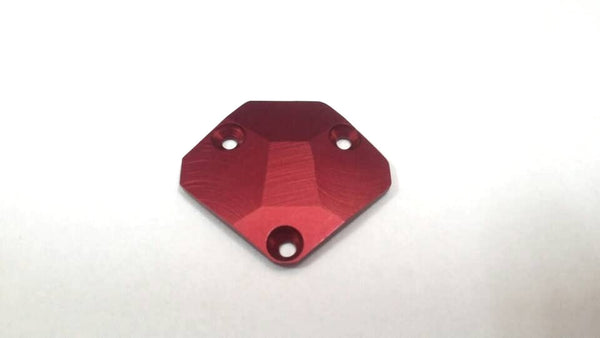 Team Associated RC18T Aluminum Chassis Gear Cover - 1Pc Red