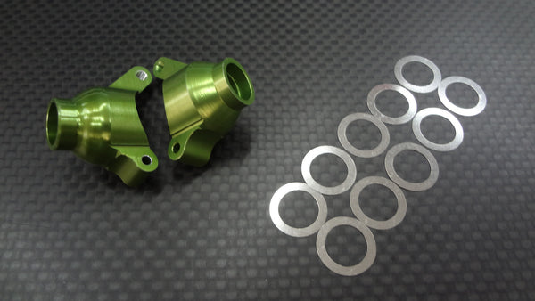 Team Associated RC18T Aluminum Rear Knuckle Arm With Shims - 1Pr Set Green