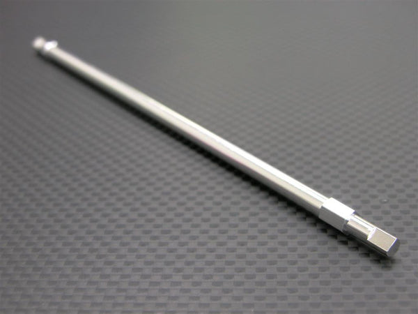 Team Associated RC18T Aluminum Main Shaft - 1Pc Silver