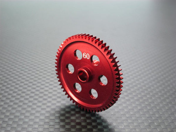 Team Associated RC18T Aluminum Main Gear (60T) - 1Pc Red