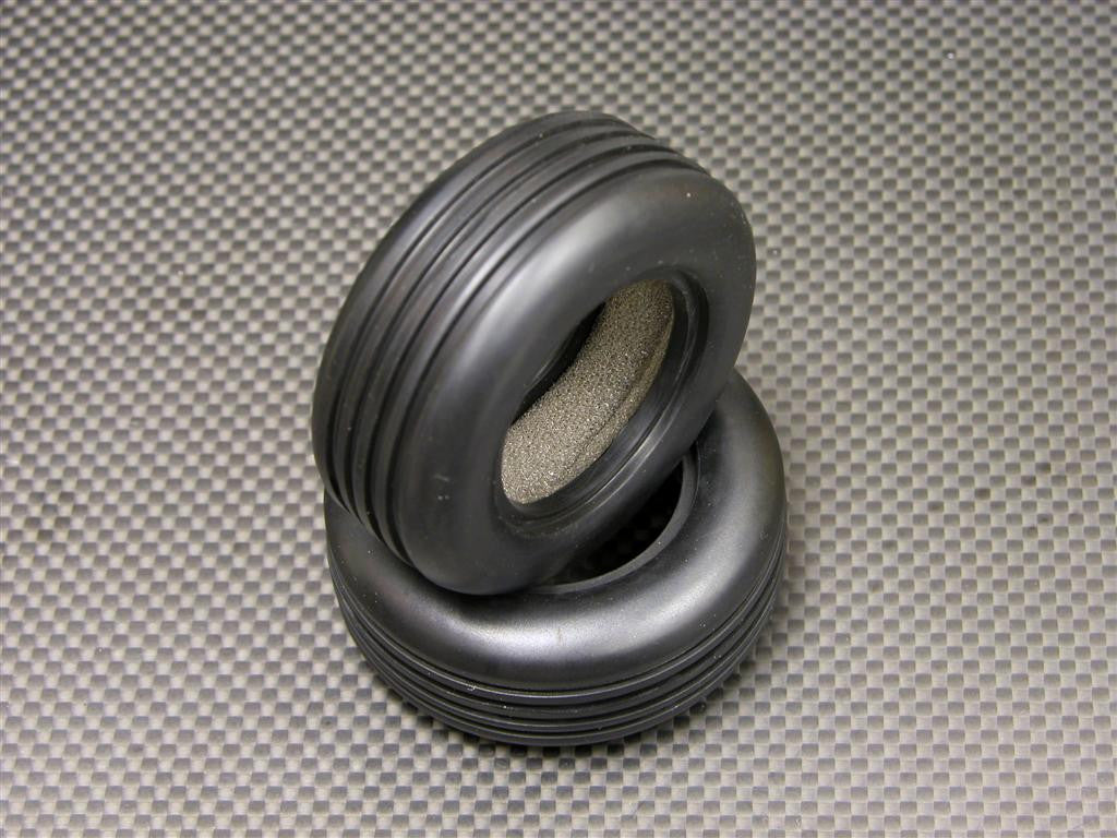 Team Associated RC18T Rear Rubber Standard Radial Tires With Insert (40 Deg) - 1 Pr