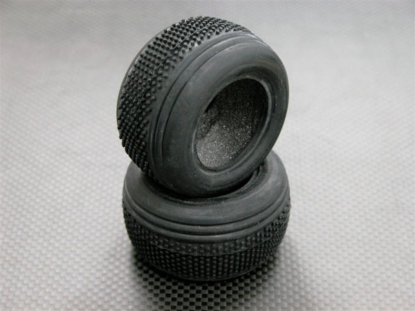 Team Associated RC18T Rear Rubber Standard Radial Tires With Insert (40 Deg) - 1 Pr