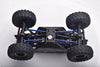 Aluminum 7075-T6 Front & Rear Lower Chassis Links Parts For Axial 1/24 AX24 XC-1 4WS Crawler Brushed RTR AXI00003 Upgrades - Blue
