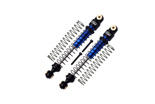 Aluminum 6061-T6 Front Or Rear Dampers 49mm For Axial 1/24 AX24 XC-1 4WS Crawler Brushed RTR AXI00003 Upgrades - Blue