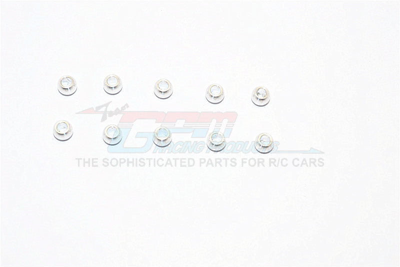 Aluminum 5.8mm Balls Of 3mm Hole And 4.5mm Long - 10Pcs Silver - JTeamhobbies