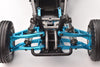 Aluminum 7075 Front Lower Suspension Arms For Tamiya 1:10 R/C 58719 BBX BB-01 Upgrade Parts - Sky Blue