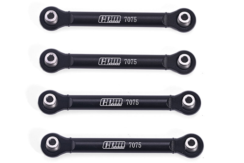 Aluminum 7075 Rear Swing Arm Pull Rod For Tamiya 1:10 R/C 58719 BBX BB-01 Upgrade Parts - Black