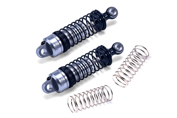 Aluminum 7075 Front Adjustable Spring Damper 70mm For Tamiya 1:10 R/C 58719 BBX BB-01 Upgrade Parts - Silver